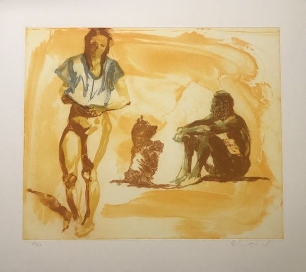 Incisione Fischl - Untitled