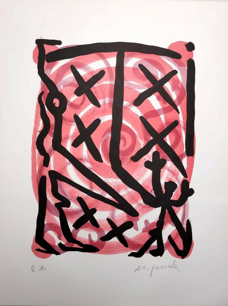 Litografia Penck - Untitled