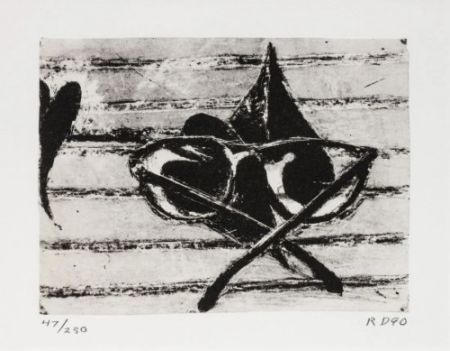 Litografia Diebenkorn - Untitled,