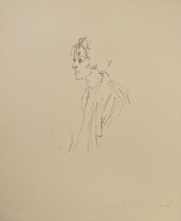 Litografia Giacometti - Untitled