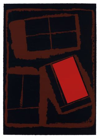 Serigrafia Nevelson - Untitled - hand-signed Silk-screen on hand-made paper 