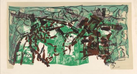 Litografia Riopelle - Untitled 1