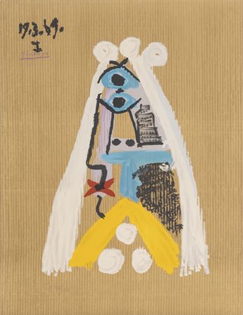 Litografia Picasso - Untitled (19.3.69.I)