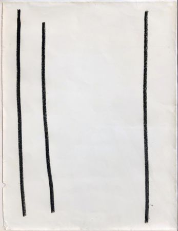 Non Tecnico Serra - Untitled 1972 is a Richard Serra original sketch