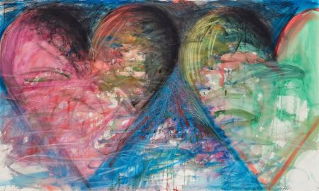 Non Tecnico Dine - Untitled 1981 is a Watercolour and Acrylic painting by Jim Dine