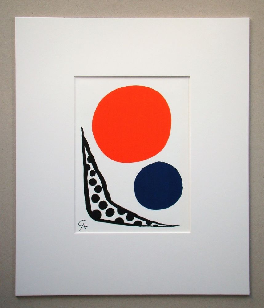 Litografia Calder - Untitled composition
