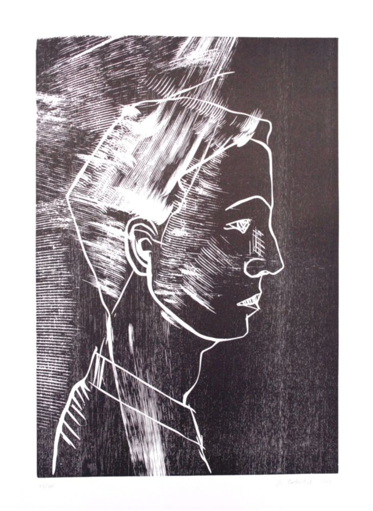 Incisione Su Legno Balkenhol - Untitled (Etched Silence)