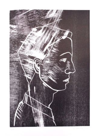 Incisione Su Legno Balkenhol - Untitled (Etched Silence)