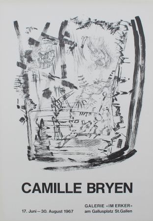 Litografia Bryen - Untitled (Exhibition poster)