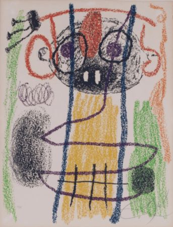 Litografia Miró - Untitled (from Album 21)