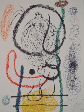 Litografia Miró - Untitled, from Album 21 portfolio - M1130