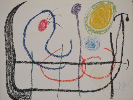 Litografia Miró - Untitled, from Album 21 portfolio - M1136