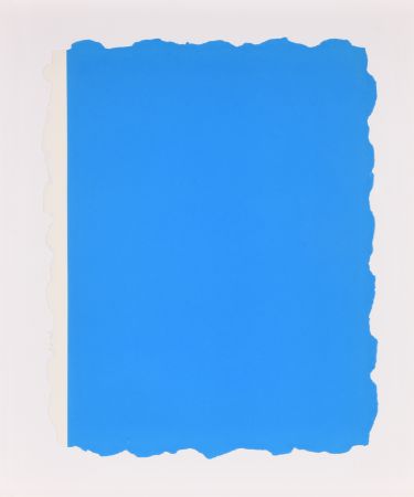 Acquatinta Flavin - Untitled, from Sequences - Blue