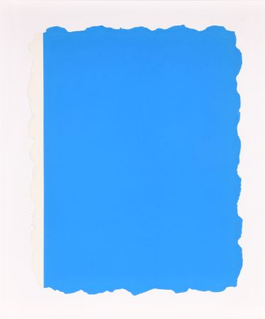 Acquatinta Flavin - Untitled, from Sequences - Blue