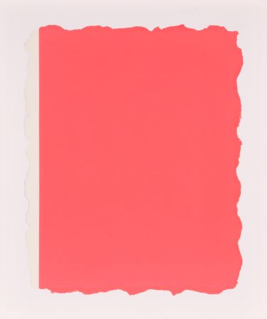 Acquatinta Flavin - Untitled, from Sequences - Pink