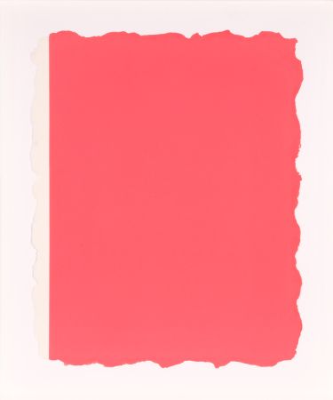 Acquatinta Flavin - Untitled, from Sequences - Pink