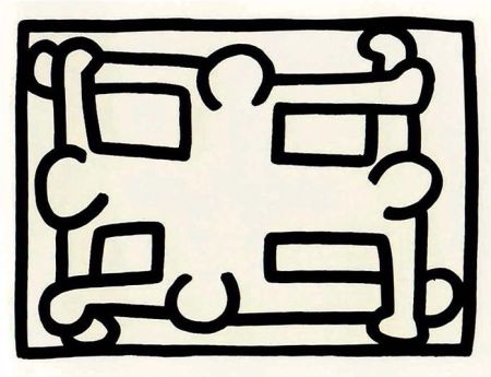 Non Tecnico Haring - Untitled (“Growing” #13)