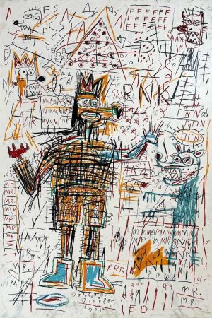 Serigrafia Basquiat - Untitled I from The Figures Portfolio