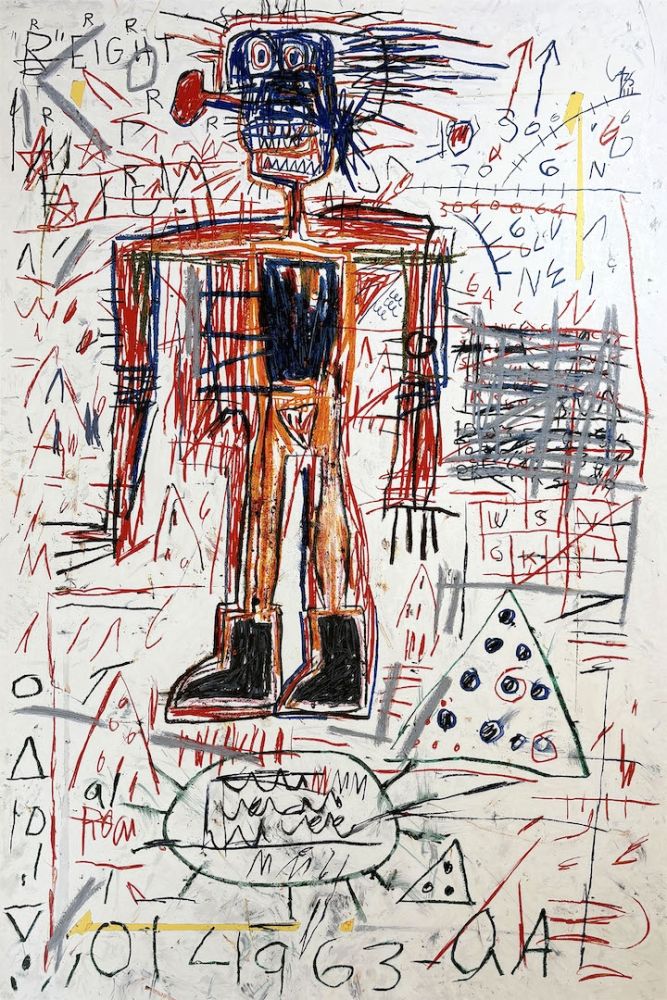 Serigrafia Basquiat - Untitled II from The Figure Portfolio