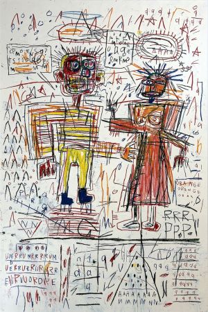 Serigrafia Basquiat - Untitled III from The Figure Portfolio