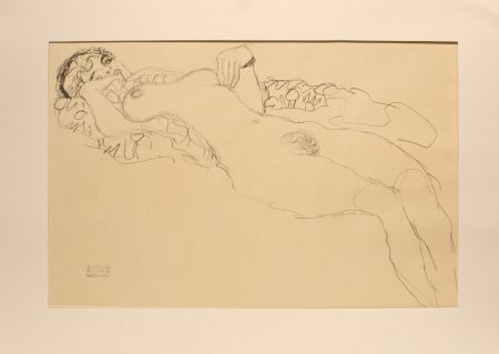 Litografia Klimt (After) - Untitled (m)
