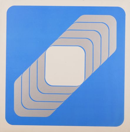 Serigrafia Lenk - Untitled (Opt Art), 1967