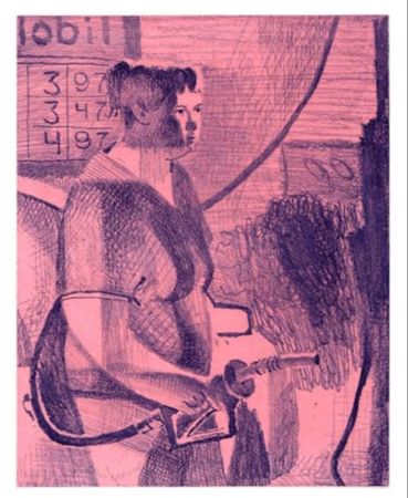 Incisione Bollinger - Untitled (Pump Station Pause)
