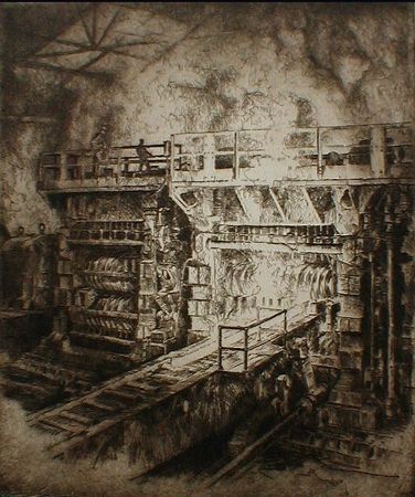 Acquaforte Kuhler - Untitled (steel mill)