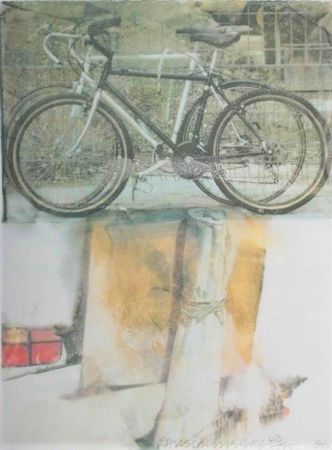 Serigrafia Rauschenberg - Untitled (Two Bicycles)