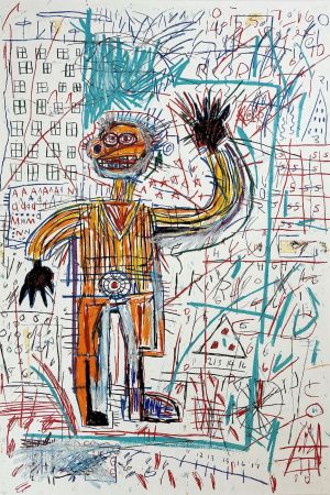 Serigrafia Basquiat - Untitled V from The Figure Portfolio