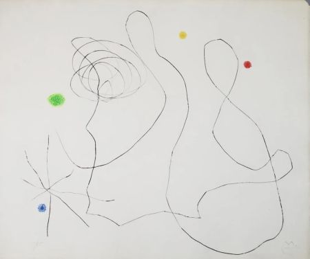 Multiplo Miró - Untitled X (from Flux de l'Aimant)