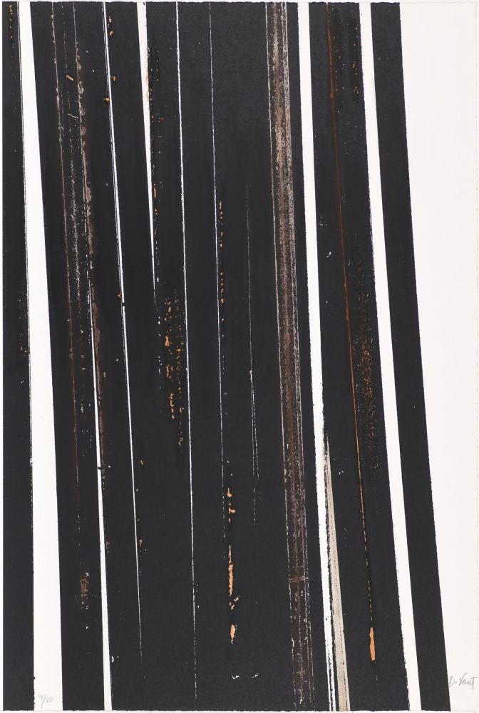 Serigrafia Venet - Untitled X (Lignes droites)