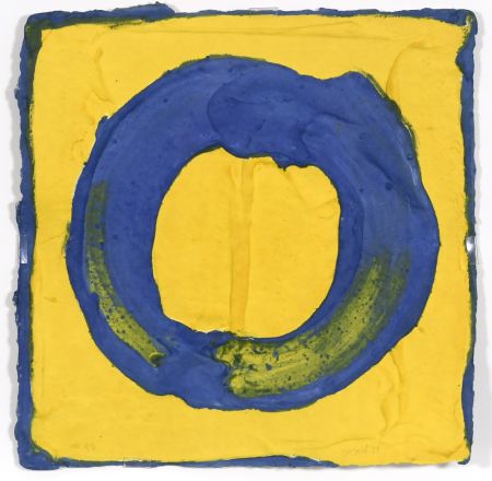 Incisione Bogart - Untitled (Yellow – blue)