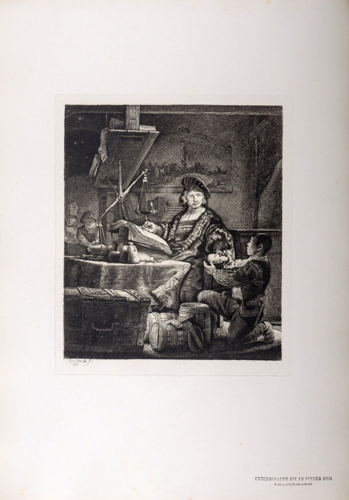 Rotocalcografia Rembrandt - Uytenbogaert dit Le Peseur d'Or
