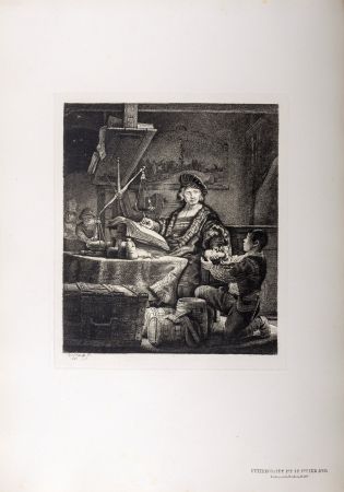 Rotocalcografia Rembrandt - Uytenbogaert dit Le Peseur d'Or