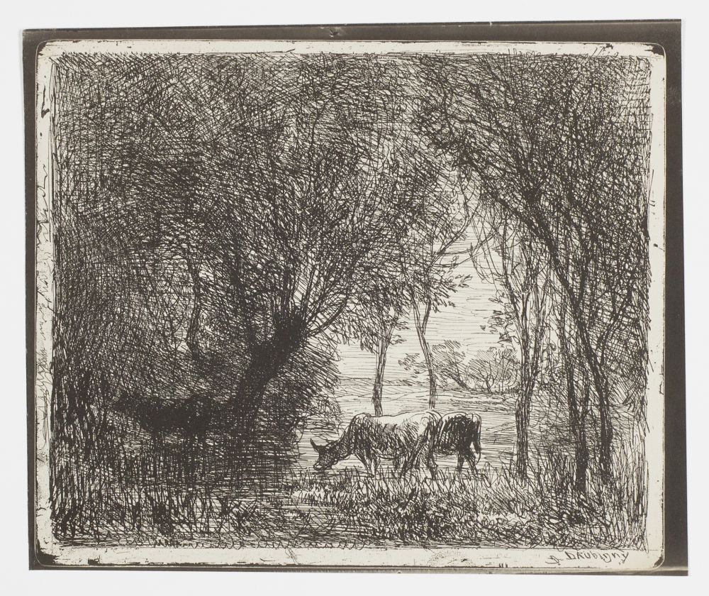 Non Tecnico Daubigny - Vaches sous Bois (Cows in the Woods, Cows under Trees)