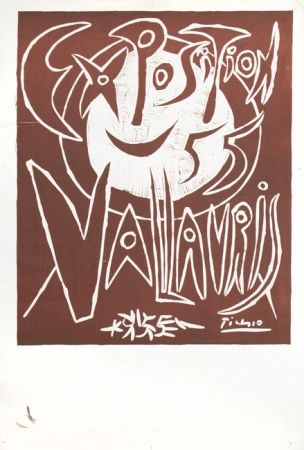 Linoincisione Picasso - Vallauris 55