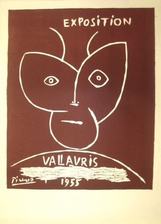 Linoincisione Picasso - Vallauris Exhibition