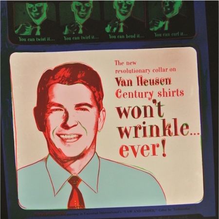 Serigrafia Warhol - Van Heusen (Ronald Regan) (FS II.356)