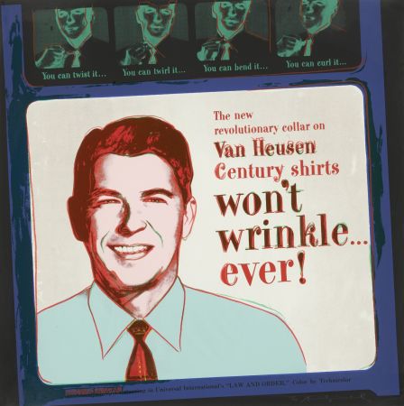 Serigrafia Warhol - Van Heusen (Ronald Regan) (FS II.356)