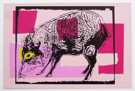 Serigrafia Warhol - Vanishing Animals: Giant Chaco Peccary