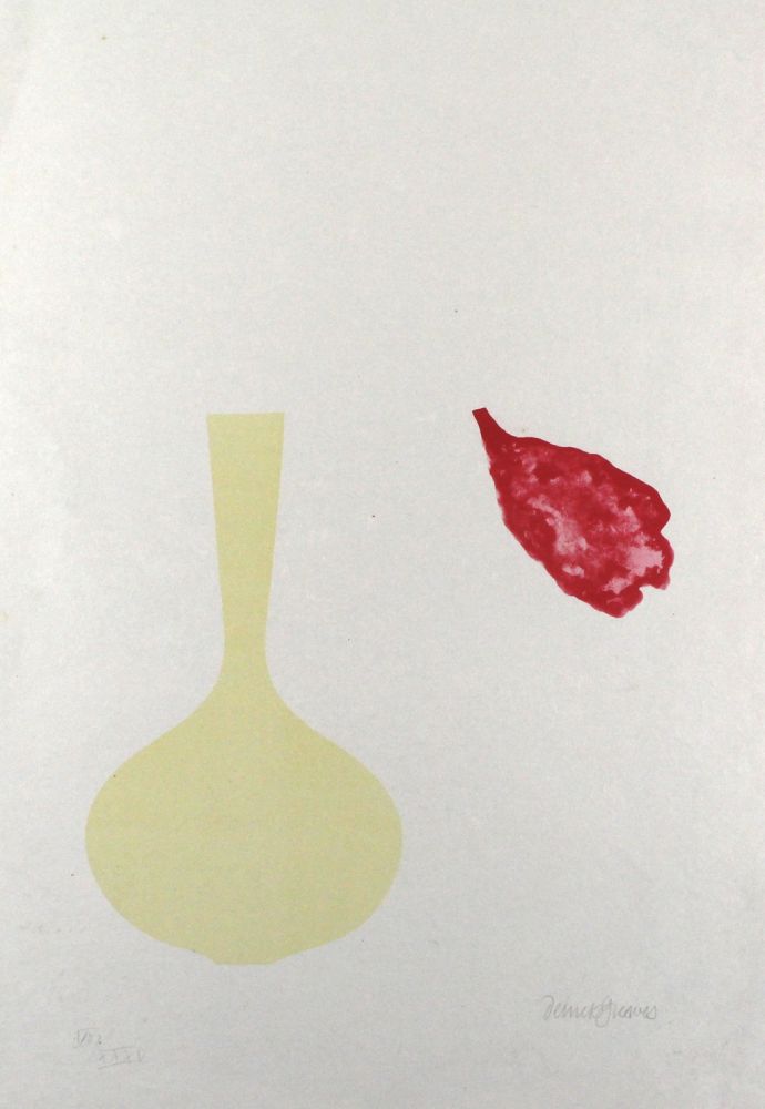 Litografia Greaves - Vase and Falling Petal