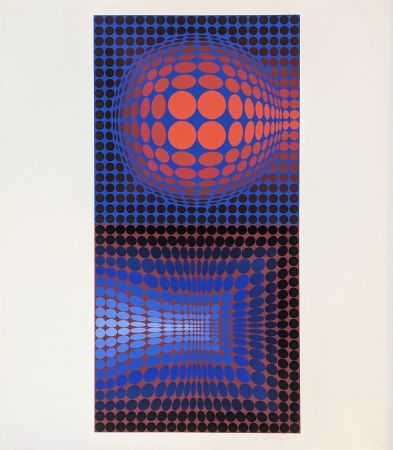 Serigrafia Vasarely - Vega Pauk 