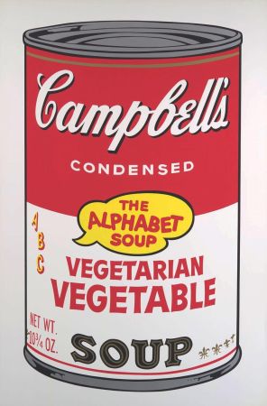 Serigrafia Warhol - Vegetarian Vegetable, from Campbell's Soup II