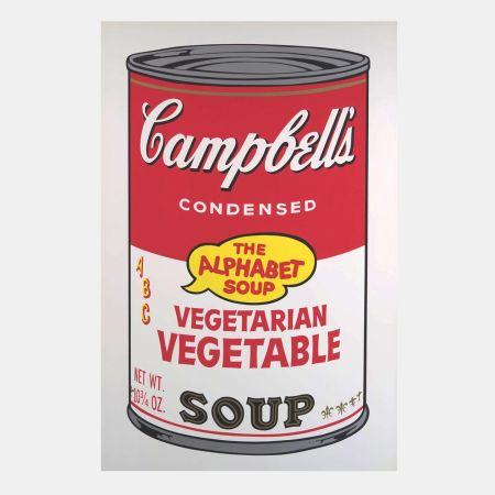 Serigrafia Warhol - Vegetarian Vegetable, from Campbell's Soup II