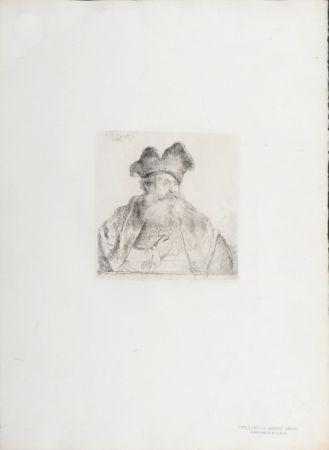 Non Tecnico Rembrandt - Veillard au bonnet fendu