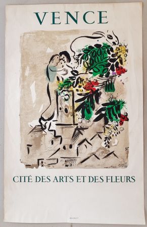Litografia Chagall - Vence Cite des Arts et des Fleurs