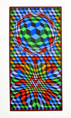 Serigrafia Vasarely - Victor Vasarely (1906–1997) - Silkscreen in colors on cotton wove paper - 1970