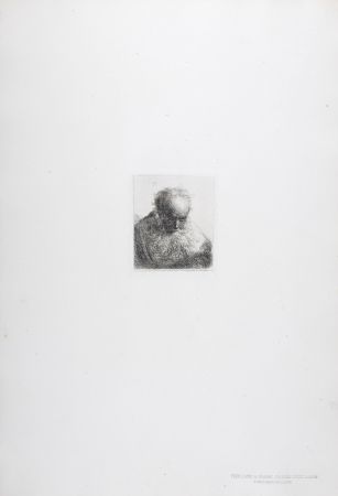 Rotocalcografia Rembrandt - Vieillard a barbe carrée fort large