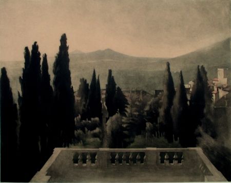 Maniera Nera Ilsted - View from Villa D'Este